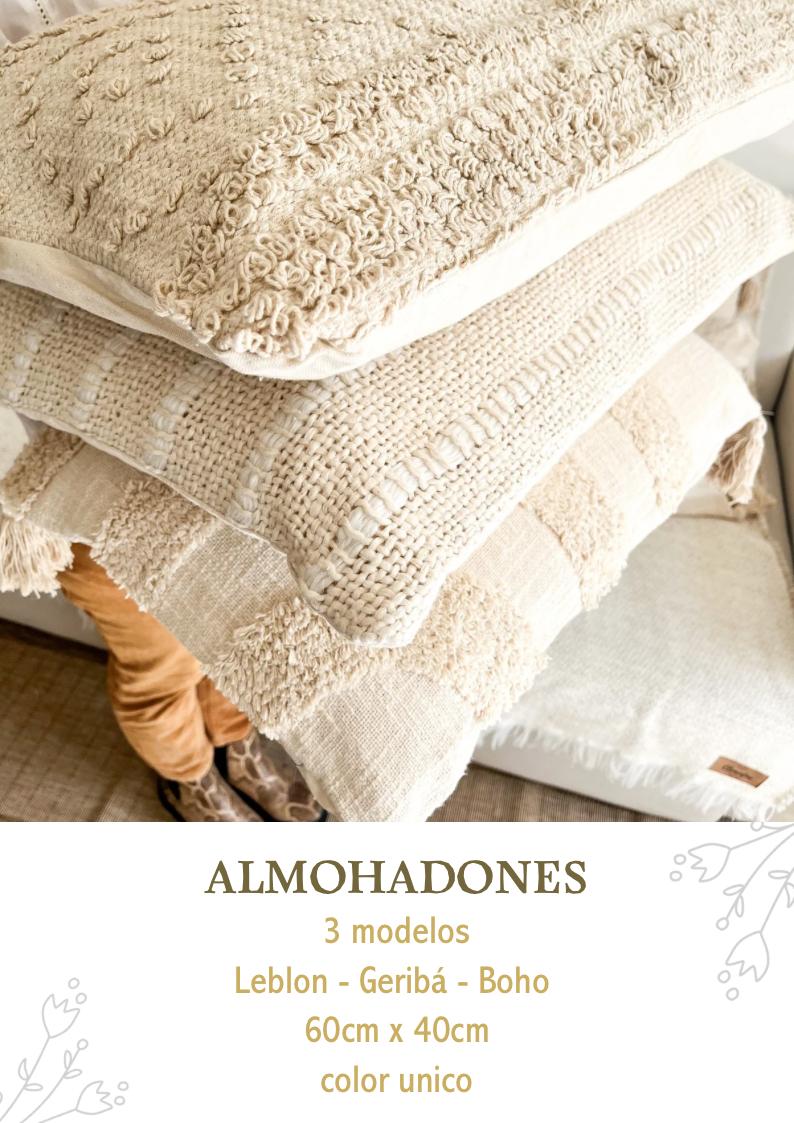 Almohadones Leblon, Geribá y Boho de Clementine