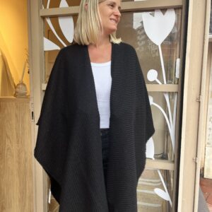 Ruana Negra - Clementine Natural