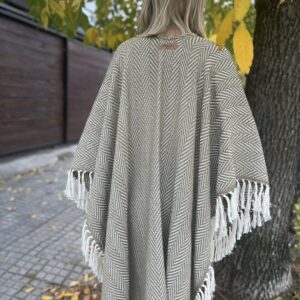 Ruana Verde seco/Crudo