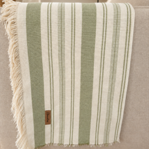 Throw verde oliva